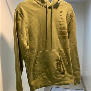 Nike Green Fleece Hoodie Sweatshirt